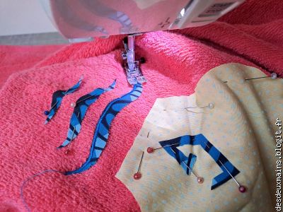4 / Serviette  ... vaguement piquée !