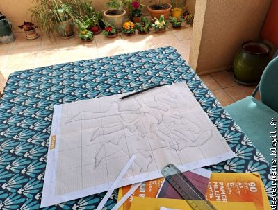 2 / Pas de pinceau, juste un crayon  . . .